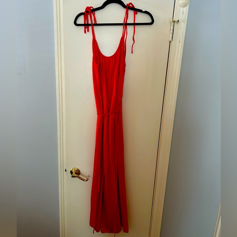 Antonio Melani red maxi dress